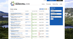 Desktop Screenshot of ontariomunicipaljobs.com